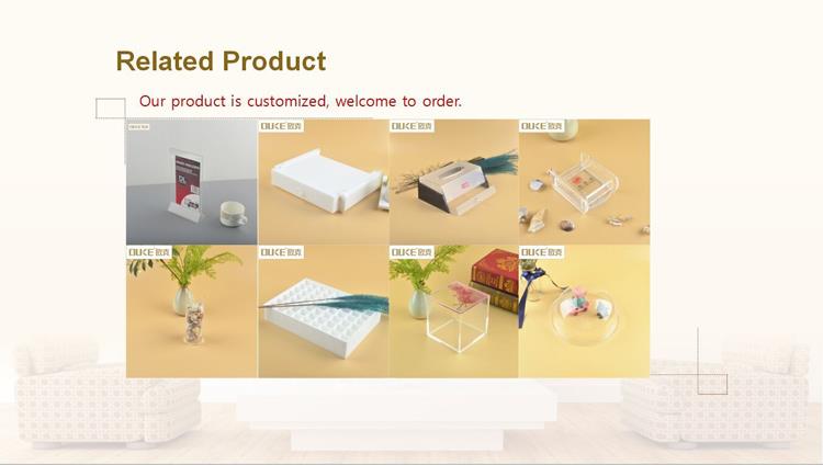 Fashion Custom Clear acrylic plate display stand   related product.jpg