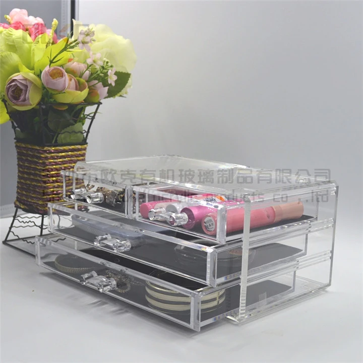 acrylic makeup organizer