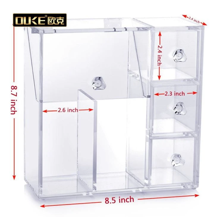 Clear Acrylic Cosmetic Display Stand