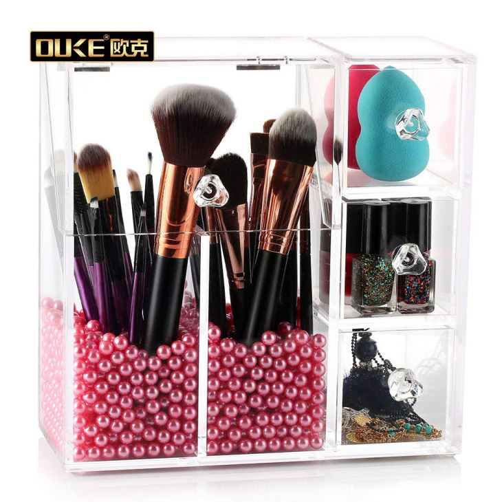 Clear Acrylic Cosmetic Display Stand