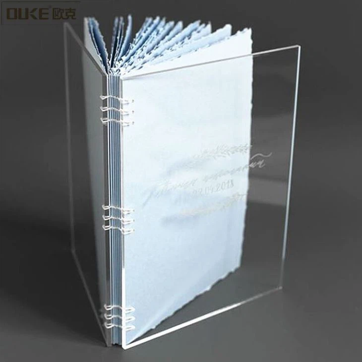 Custom Creative Clear Acrylic Memory Book