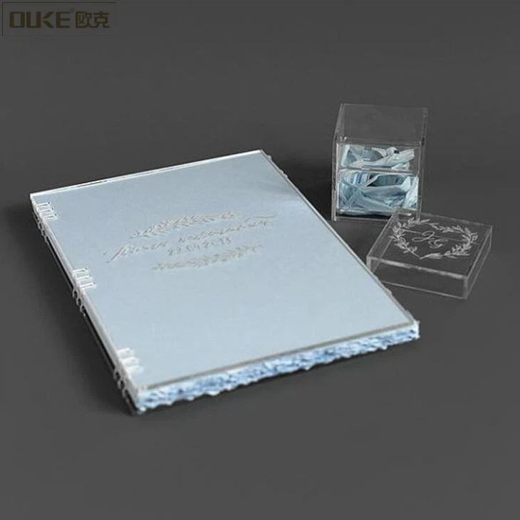 Custom Creative Clear Acrylic Memory Book