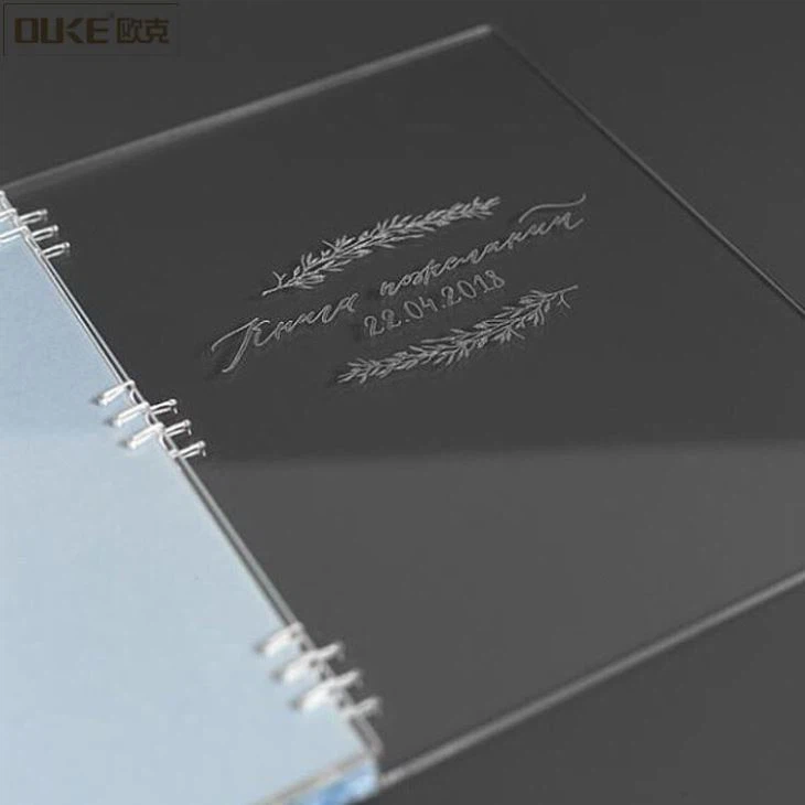 Custom Creative Clear Acrylic Memory Book