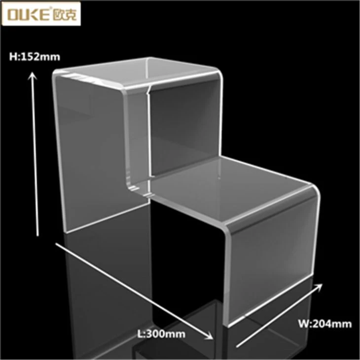 Fashion Custom Clear Acrylic Plate Display Stand