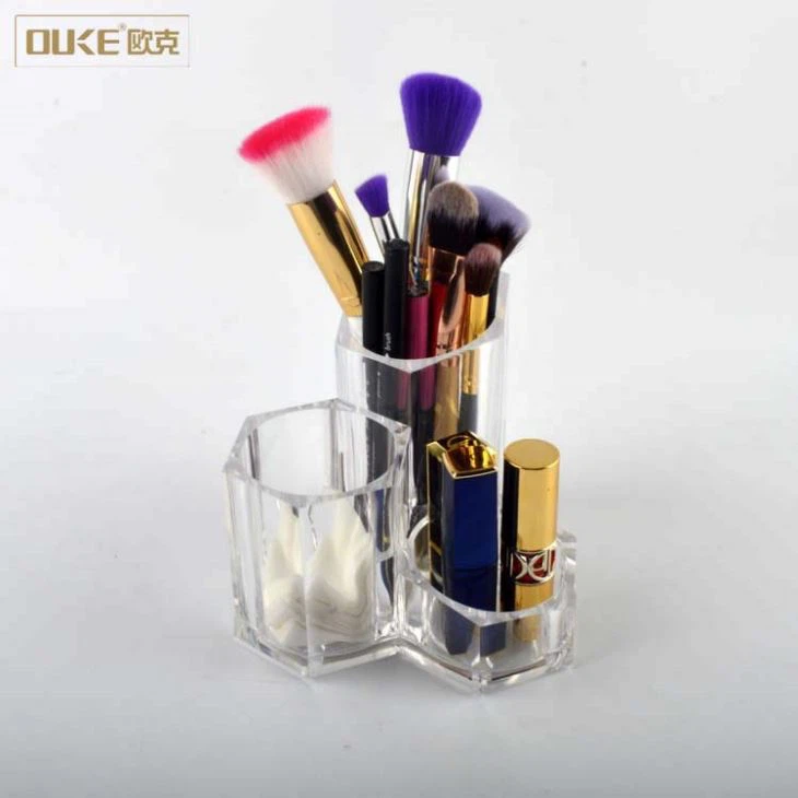Injection Molding Tube Acrylic Makeup Organizer