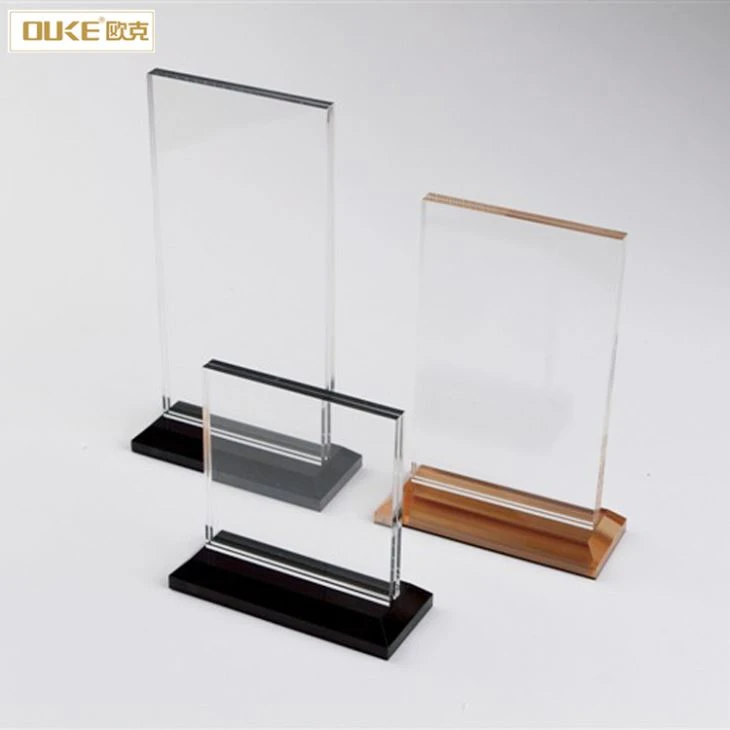 Manufacture Restaurant Acrylic Price Tag Holder