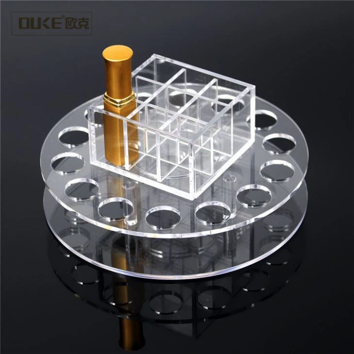 New Design 360 Rotating Acrylic Lipstick Organizer Stand